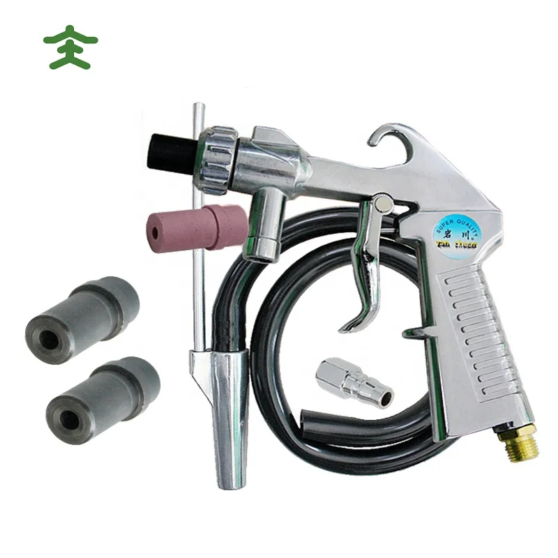 6.0mm iron nozzle air sand gun Paint removal Car carbon cleaning Pneumatic sand blaster