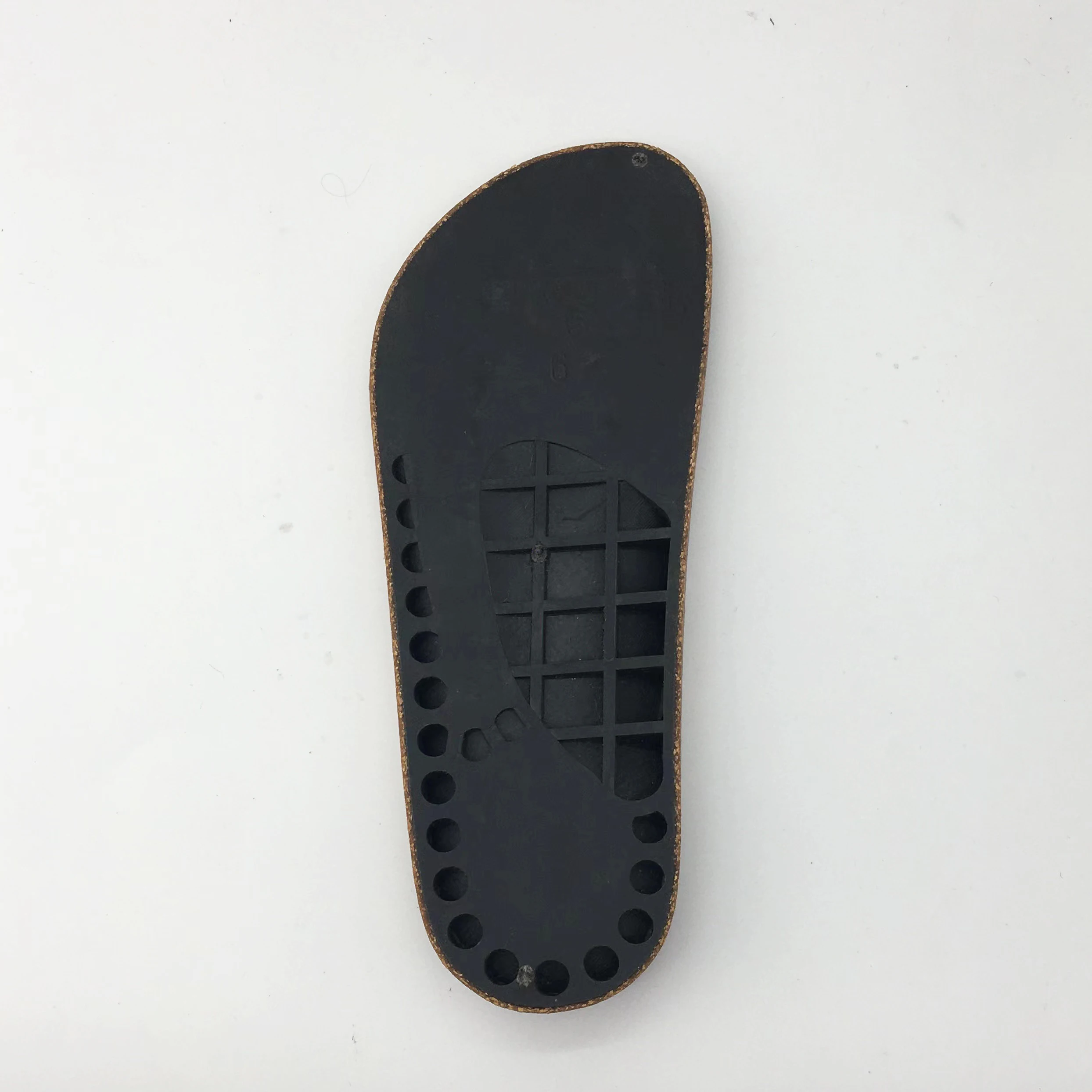 Factory wholesale PVC plus size Cork Mid Sole For Sandals and slippers soles cork soles