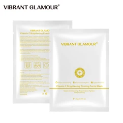 Free Shipping  Vitamin C Whitening Firming Face Mask Moisturizing Anti-Aging Shrink Pores Blemish Brightening Nourish Skin Care