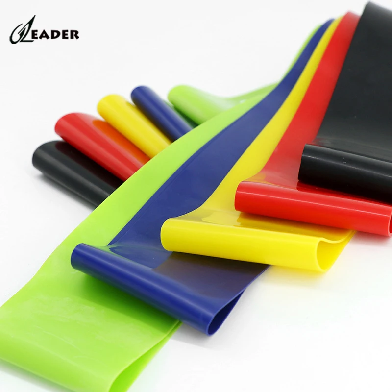 Various Color Fitness Natural Latex Yoga Elastic Stretch Custom TPE Latex Resistance Bands Exercise Band