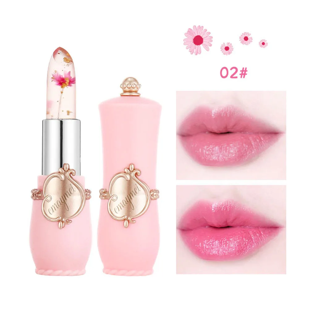 New Non-fading lipstick Spot wholesale own brand long-lasting moisturizing color changing jelly lipstick