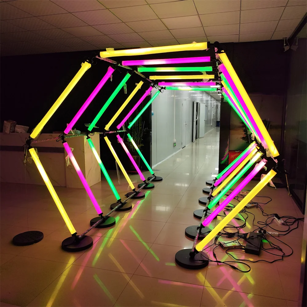 Rgb Tube Night Decor Led Pixel Bar Tunnel Club Moving Lights Led Pixel Club Stage Lights Led Strip Club Decor