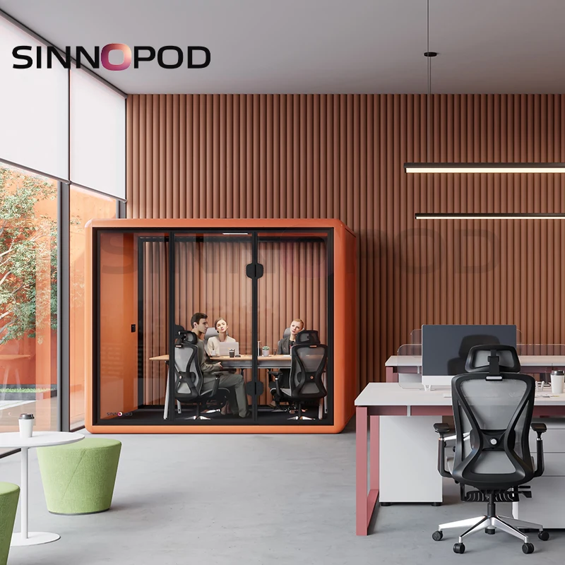 Customized Work Space Private Silence Soundproof Booth Office Meeting Phone Pod Work Pod Phone Booth Soundproof Office Pod