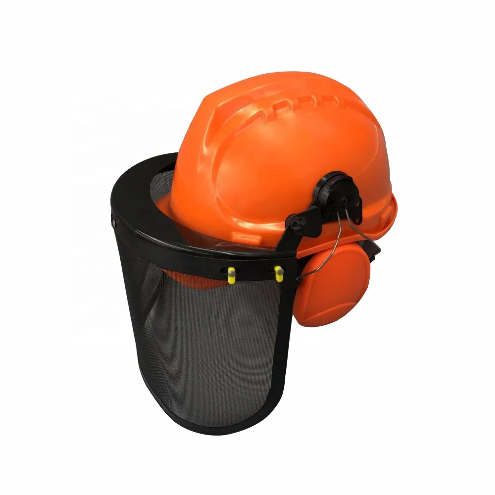 FS3003 Forest helmet set with mesh visor and ear muffs Faceshield
