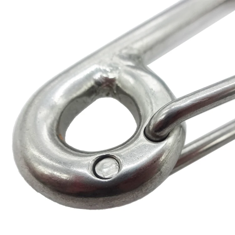 Stainless Steel 316 Simple Lobster Claw Spring Hook Safety Carabiner hook for handbag hiking