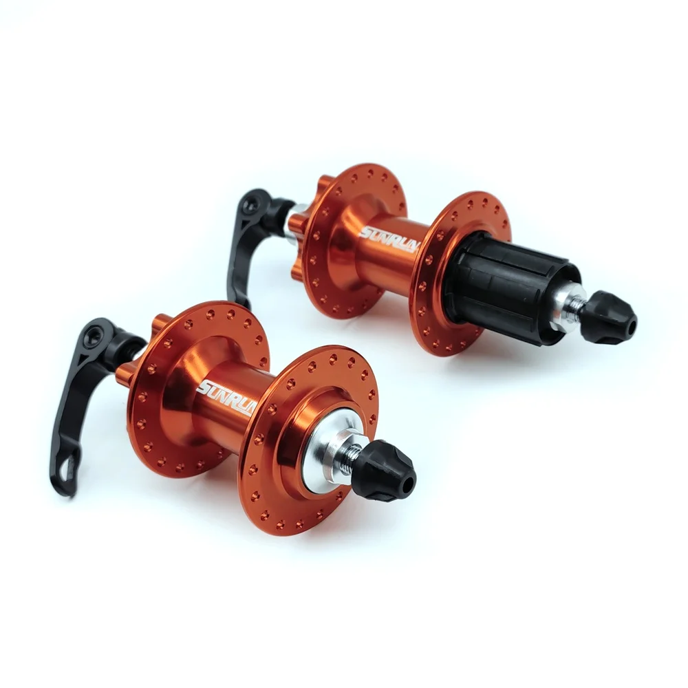 Bicycle Hub Material Aluminum Disc Model with sealed bearing SUNRUN FH-M02 RM-M02 RED MTB alloy hub