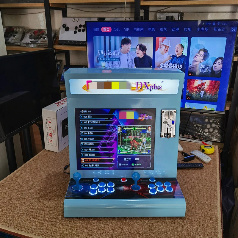 9800 in 1 Street Fighter Bartop Arcade Machine 17 Inch Screen DX Arcade Box Coin Operated Arcade Retro Bartop Machine