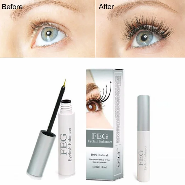 
FEG Eyelash Growth Enhancer Natural Medicine Treatments Lash Eye Lashes Serum Mascara Eyelash Serum Lengthening Eyebrow Growth 