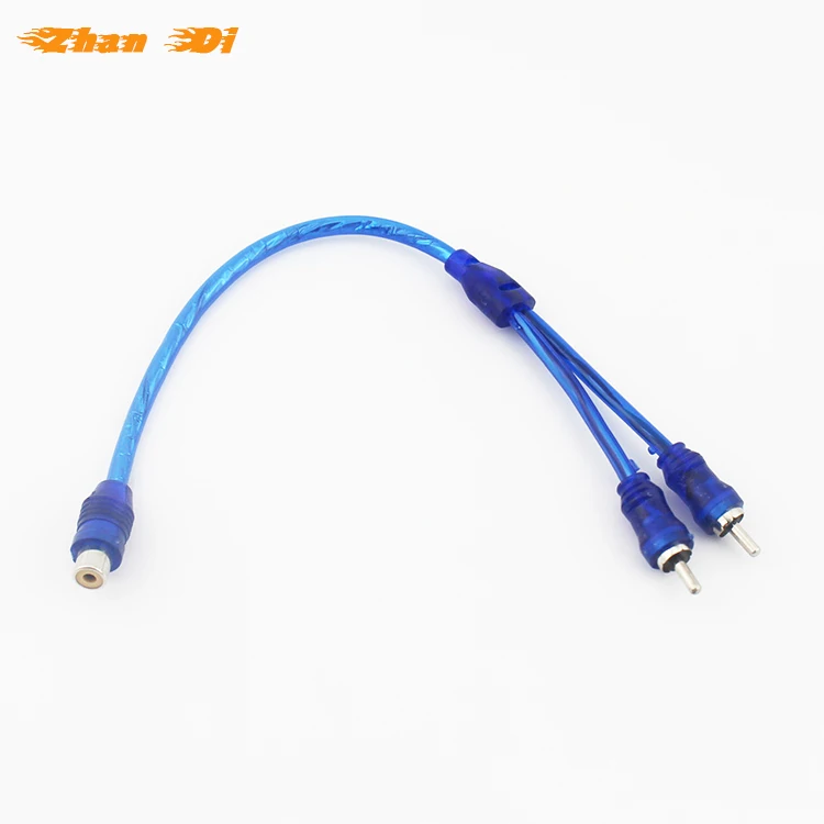 Audio Cable Rca Plug To Rca Plug Audio amp 2 Rca One minute two audio lines