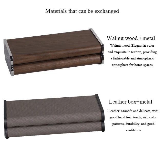 Wholesale factory Luxury home decor Jewelry Organizer Case With Custom Logo leather jewelry box