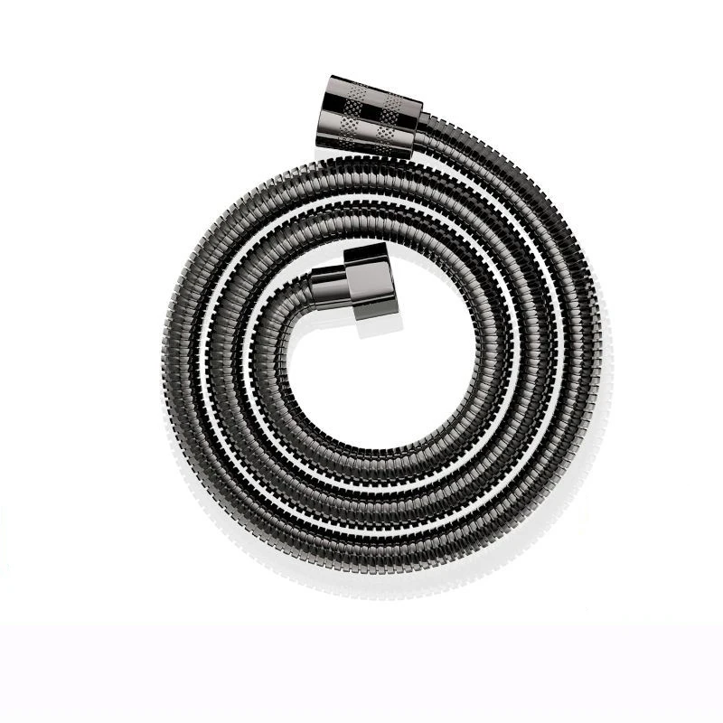 Black Shower Hose With High quality Stainless Steel  For Bathroom