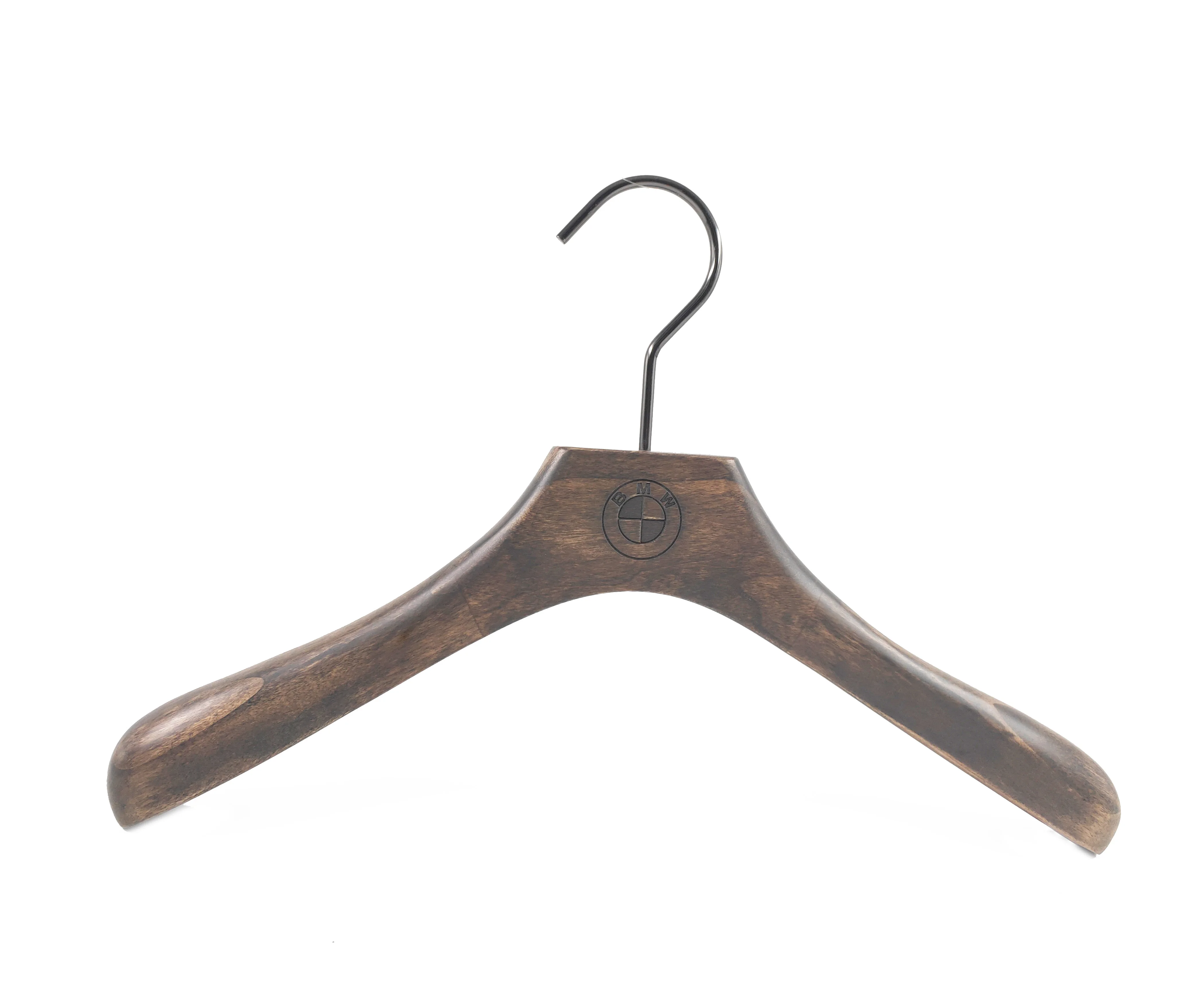 antique wooden women clothes hanger thin hanger for shirt