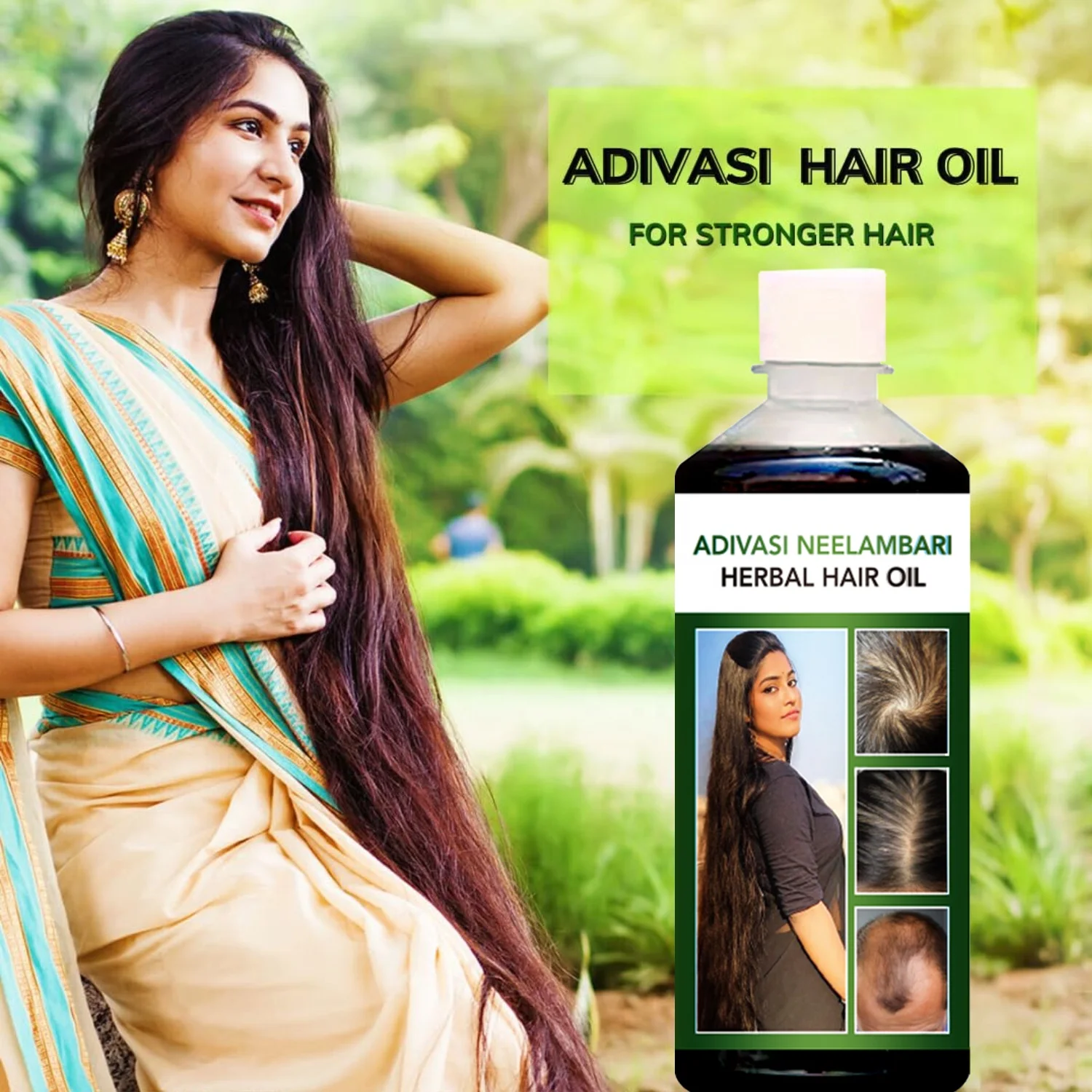 Private Label 100% Pure Natural Herbal Hair Care Set Anti Loss Thickening Growth Shampoo and Conditioner