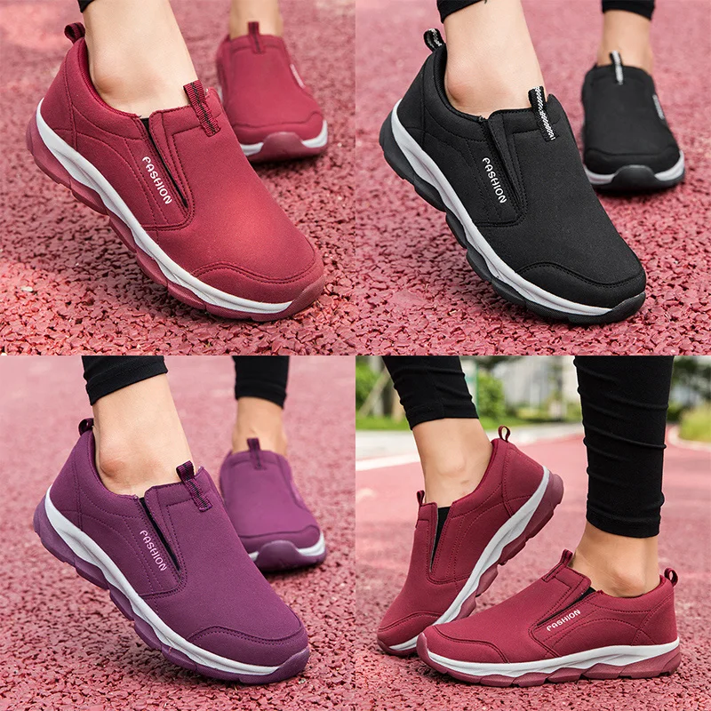 High quality women casual sport shoes walk slowly casual slip on shoes casual shoe