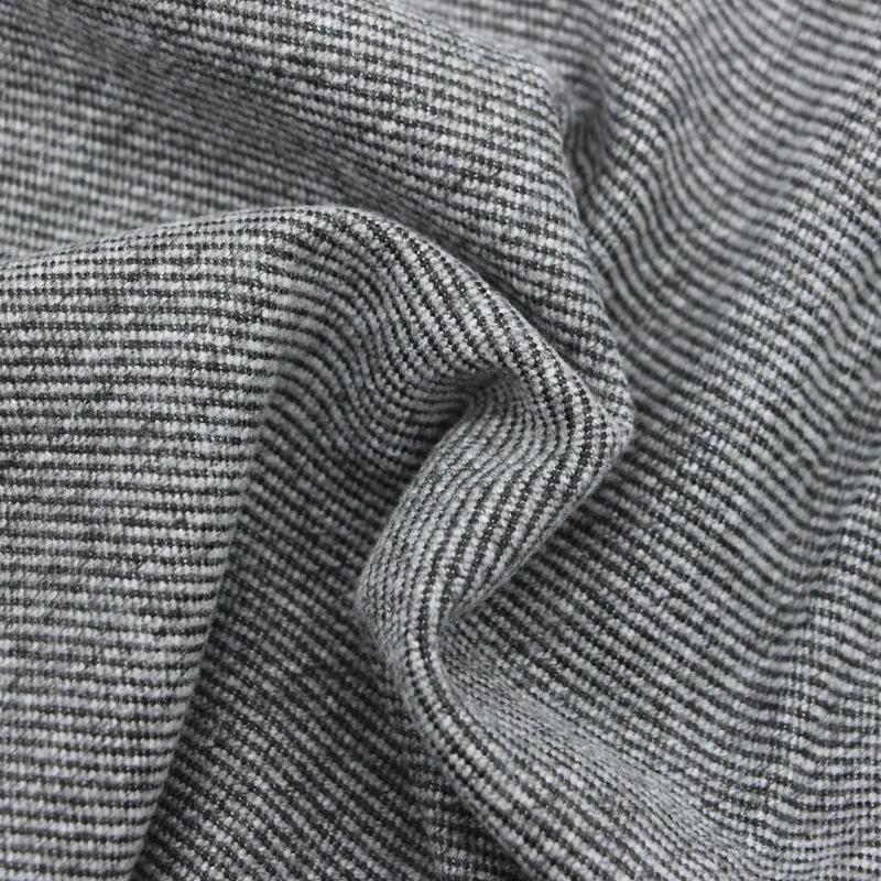 Shrink Resistant Twill Texture Woolen Like Polyester Fabrics For Upholstery Furniture