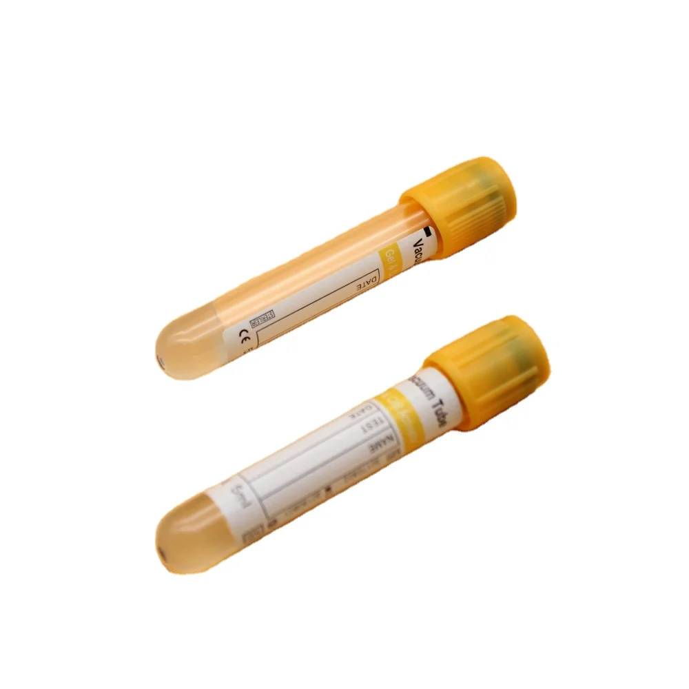 5ml Gel clot activator vacuum tube disposable blood collection tube