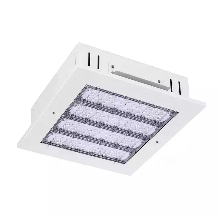 5 year Warranty 100w 150w 200w petrol station led canopy light 130lm/w gas station led IP65 for gas station canopy led light