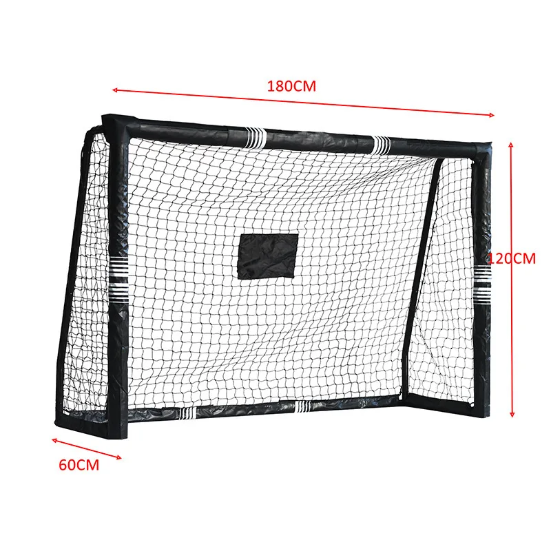 Collapsable Soccer Goal Metal Aluminum Folding Portable Foldable Kid Football Gate Post with metal frame