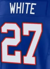 Сшитая Американская Футбольная майка Buffalo 17 Allen 14 Diggs 27 White 12 Kelly