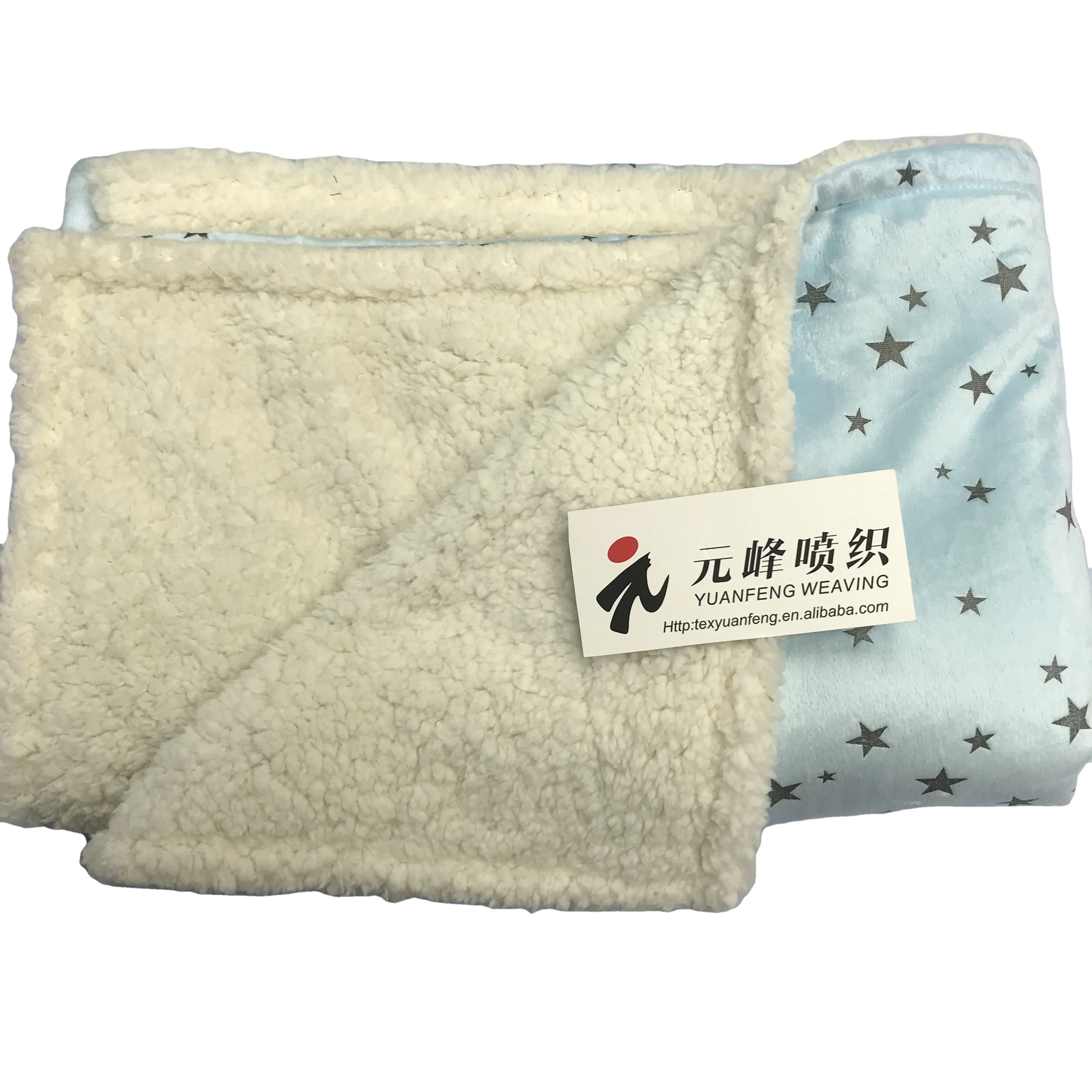 
 Горячая Распродажа, супер мягкое детское одеяло из 100% полиэстера с рисунком звезд, ткань Minky  