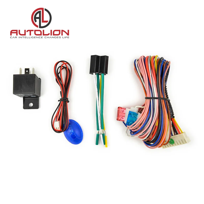 Remote Engine Start Car alarms security system with PKE keyless entry remote engine start/stop system push button start 12V