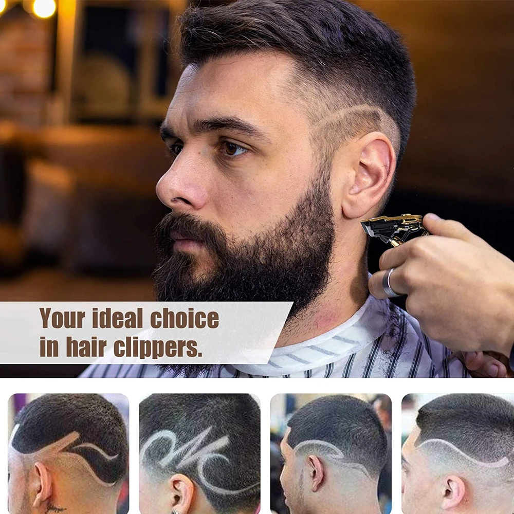 Usb Rechargeable Men Hair Cordless Mini Electric Hair Trimmer Hair Clippers