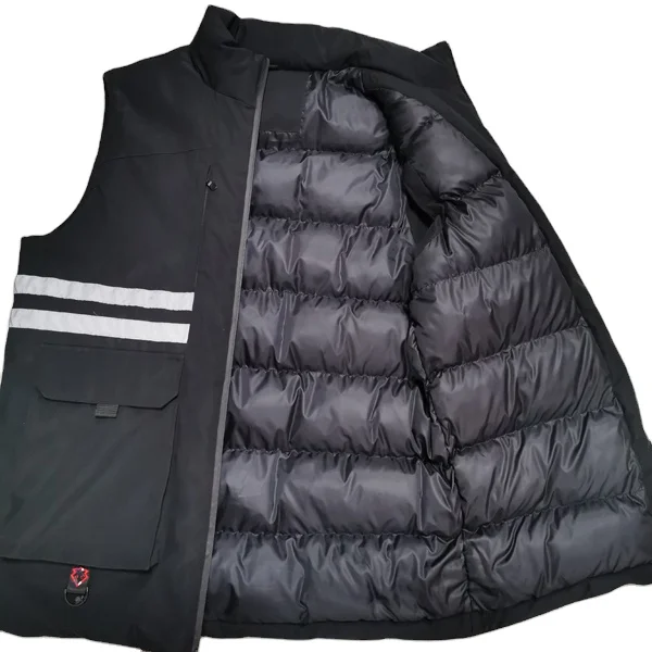 
OEM wholesales outdoor Gilet warm padding men winter sleeveless jackets vest 