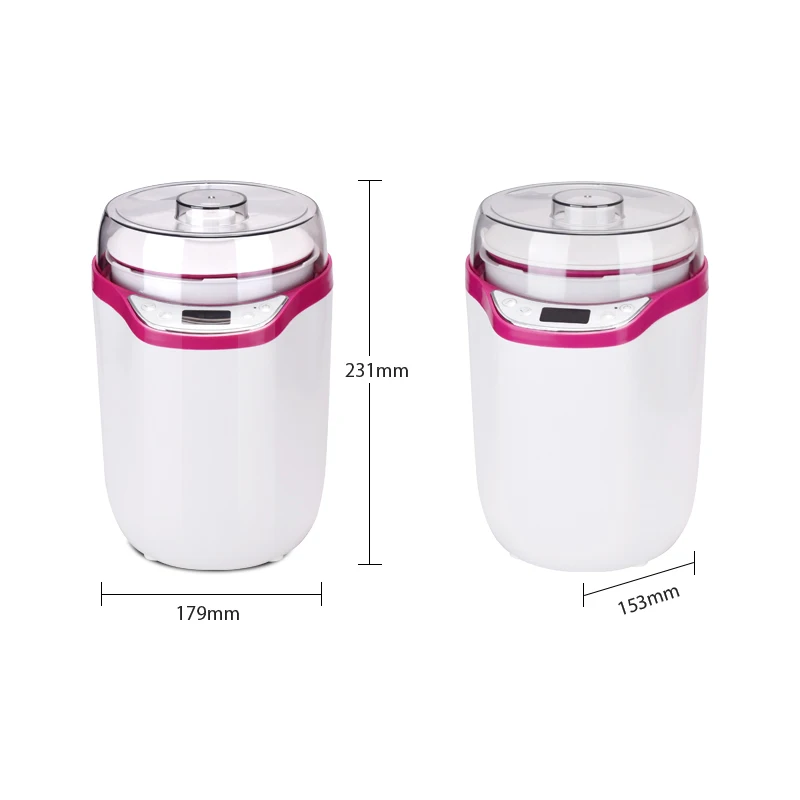 automatic electric yogurt maker frozen yogurt maker ice cream machine 1.8L yogurt maker home