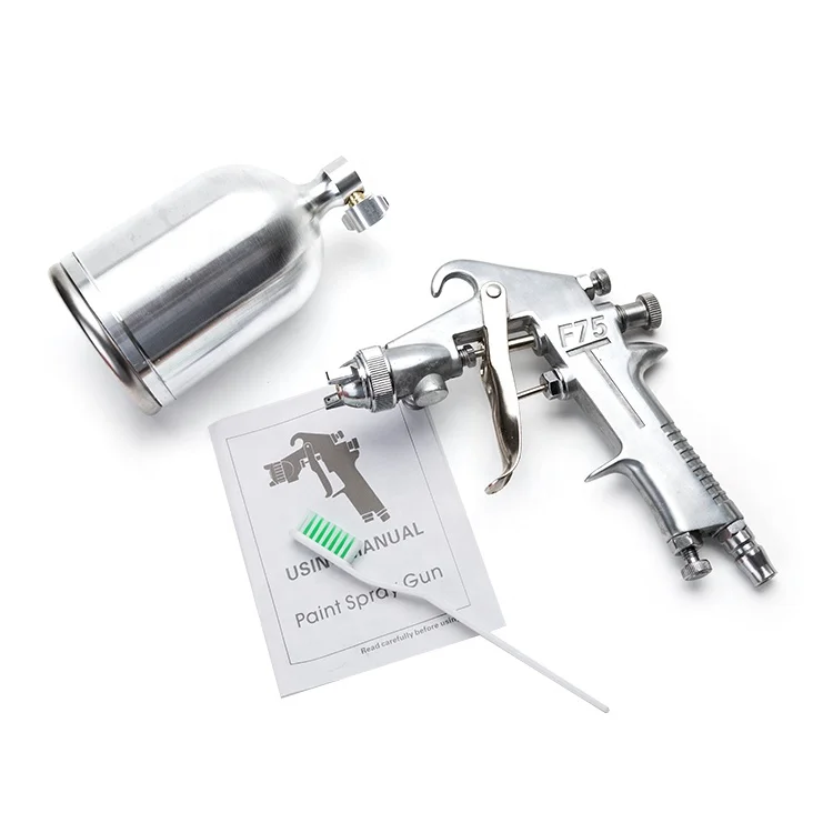 Humidifier F-75G High Quality Air Spray Painting Gun with Aluminum 400ml Kettle