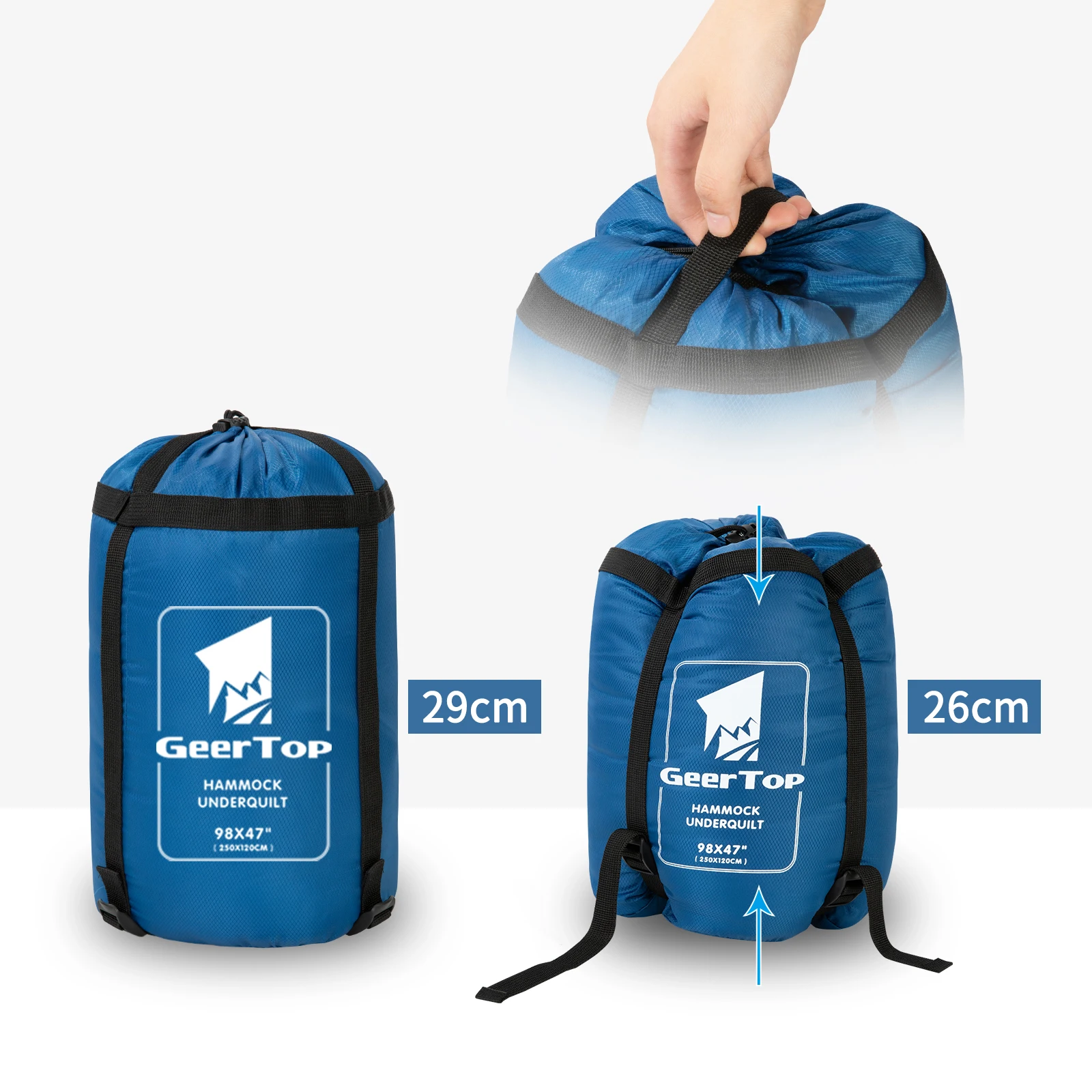 High Quality Outdoors Backpacking Survival or Travel Single & Double Parachute Hammocks/Camping Hammock