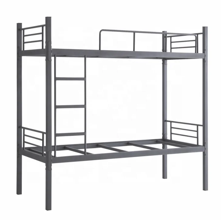 Durable military cheap metal used bunk beds single bed for sale (60509679878)