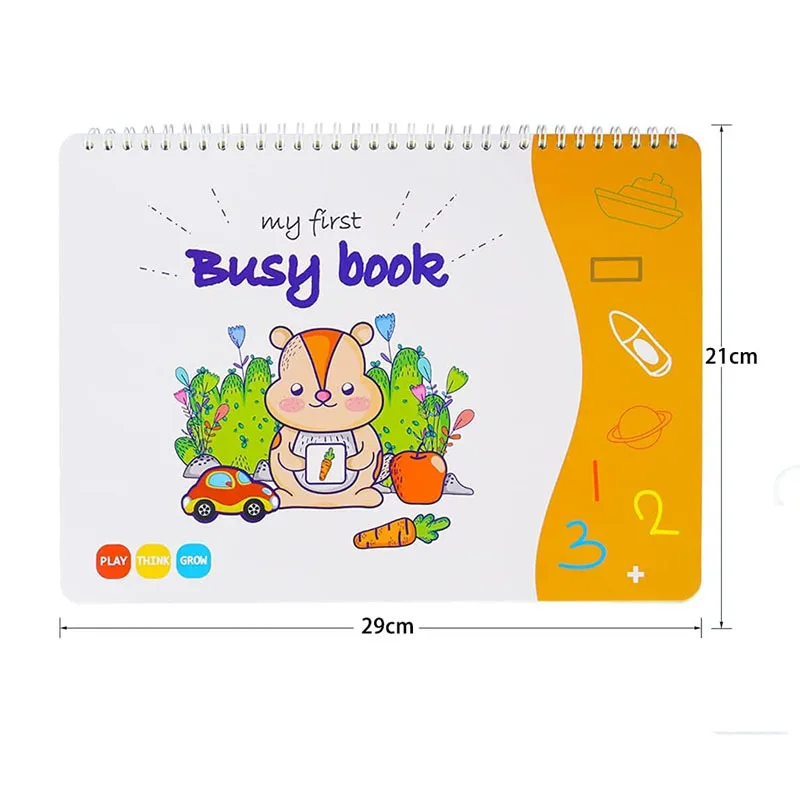 Montessori Education Version Busy Book for Kids Preschool Activity Educational Learning Books (1600382504570)