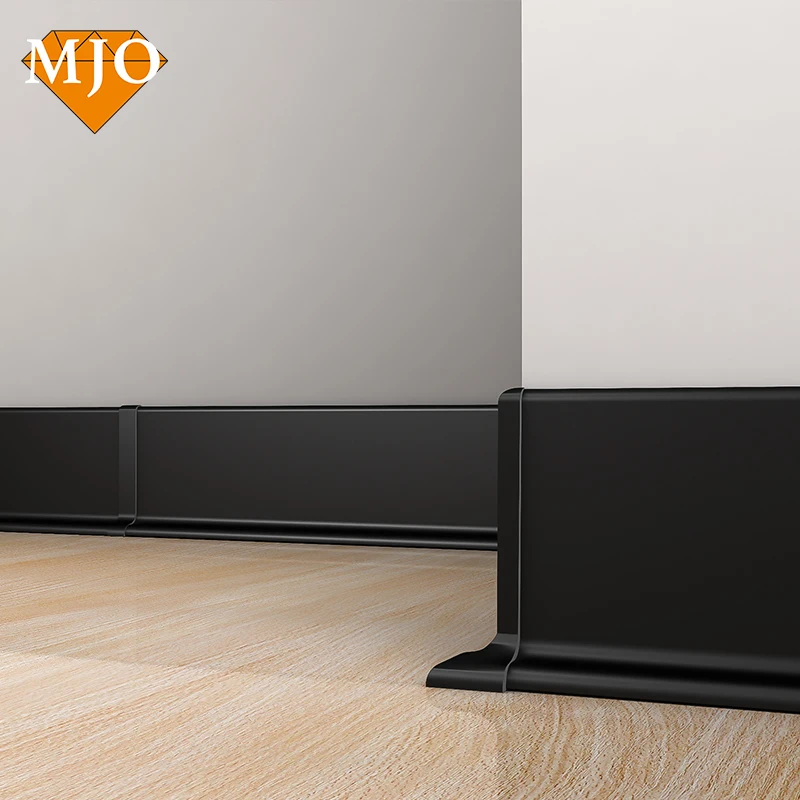 Foshan MJO Hot Sales Metal Skirting Board Skirting Profiles For Floor Decoration OEM Logo Kitchen Cabinet Plinth Free Sample