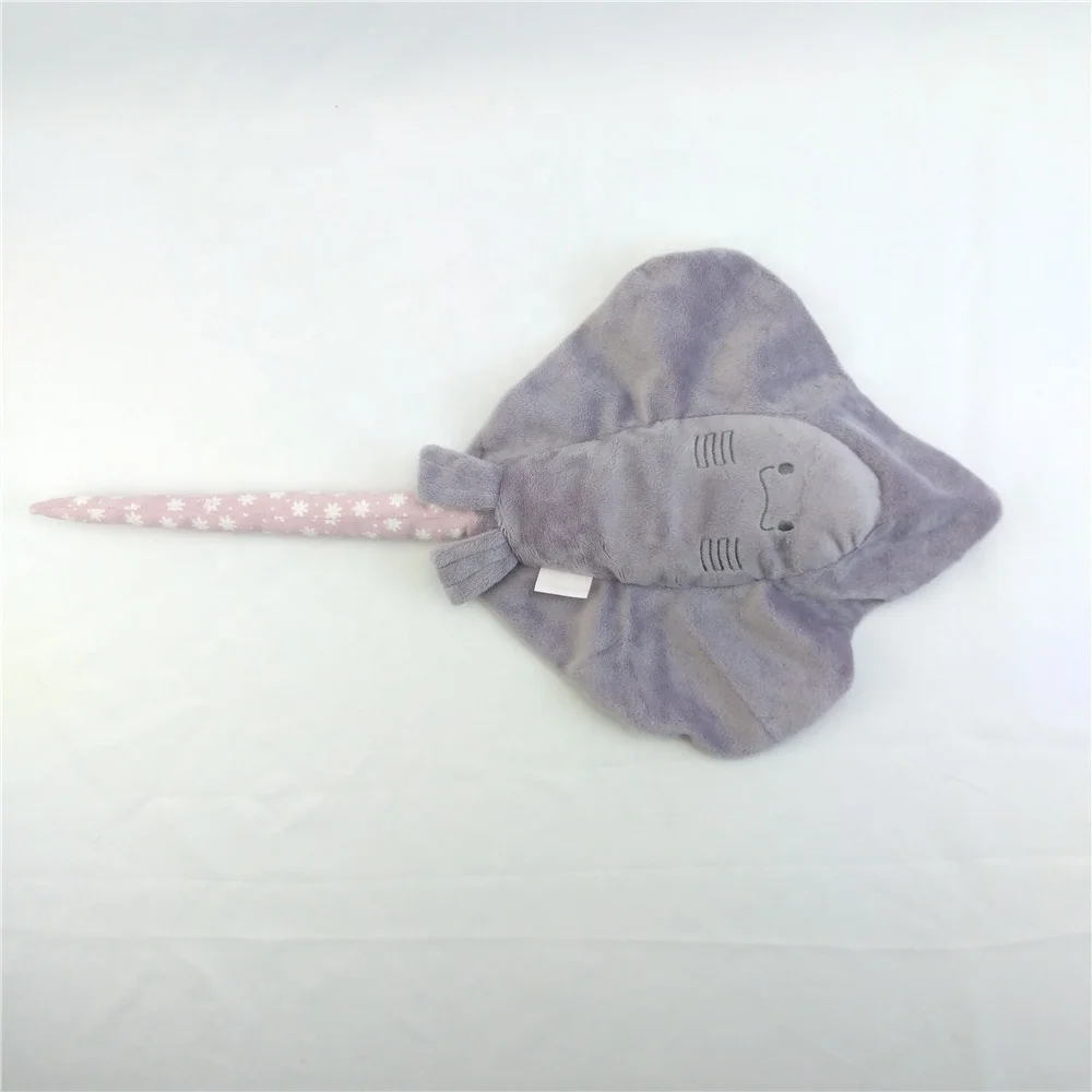 EN71 Azo Free Fabric Cotton Soft Toys Fashion Design Plush Ray Stuffed Cute Sea Animal Toys