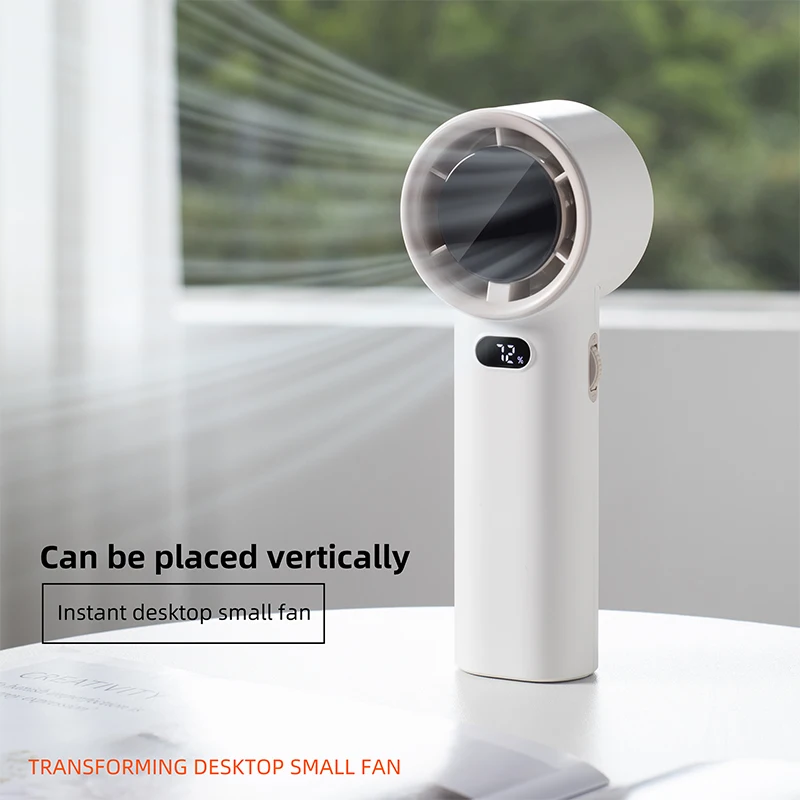Digital Display 3600mAh Portable Handheld Fan 100 Speeds Turbo Mini Fan for Travel Camping Outdoor turbo fan 100 speed