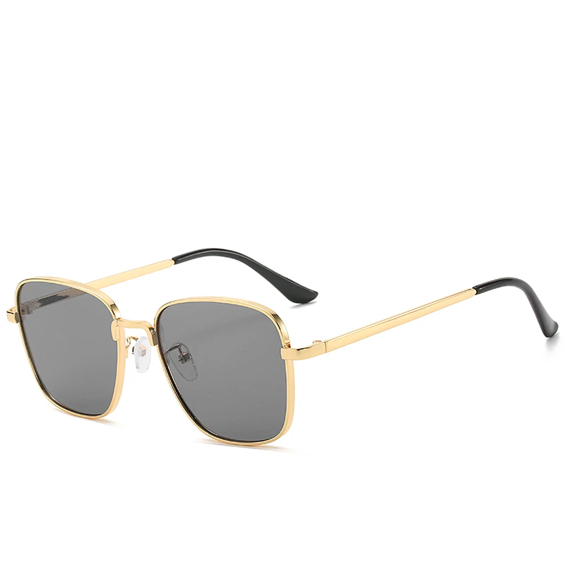 retro metal square sunglasses men ocean pink blue lens custom logo wholesale sunglass women