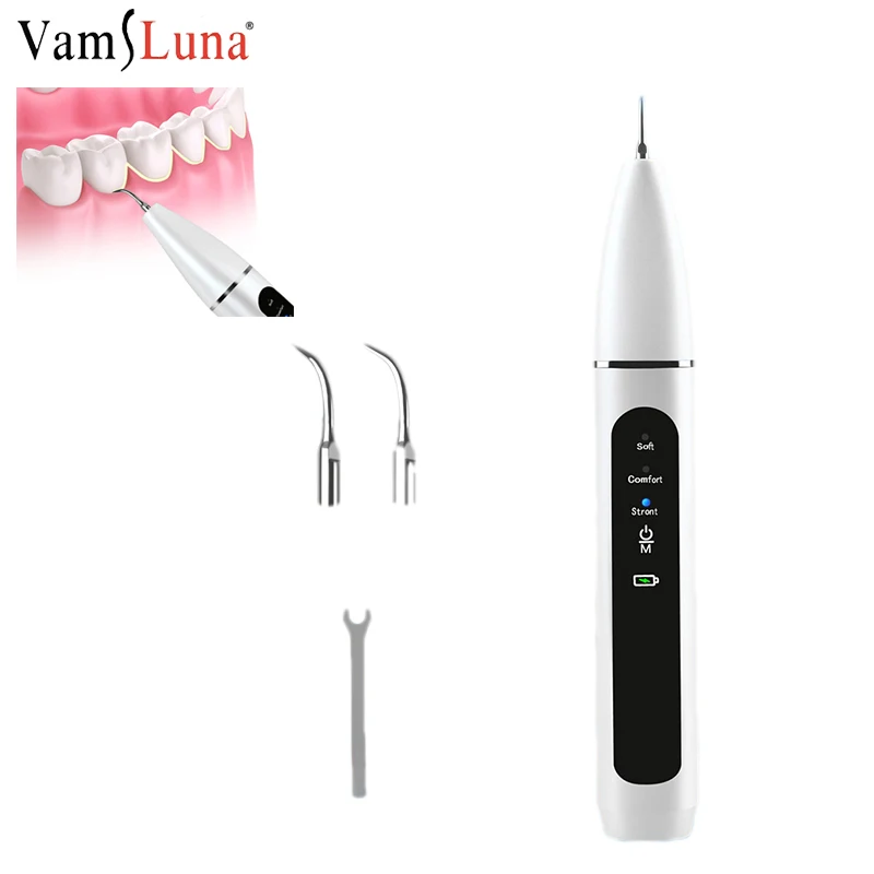 Сенсорный экран перезаряжаемый стоматологический Очиститель без различных вспомогательных инструментов усовершенствованный Ультразвуковой очиститель зубов проблемы с оральным здоровьем