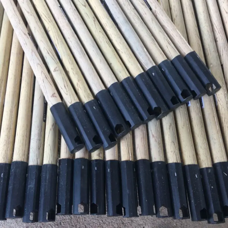 Length 110cm 120cm 140cm 150cm diameter 2.2cm 2.5cm  wooden broom mop brush handles sticks with Italian Thread