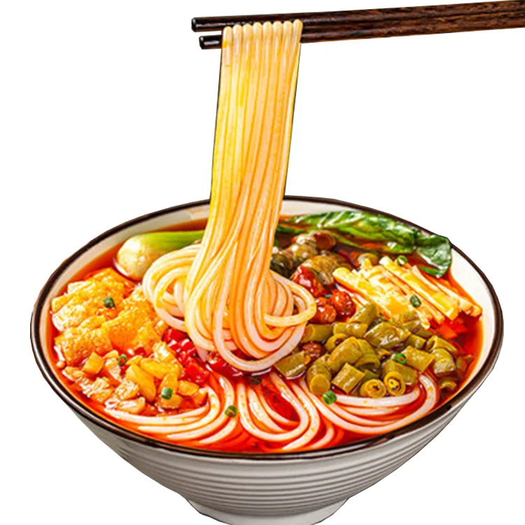 Китайские вкусные блюда Liuzhou, рисовая лапша