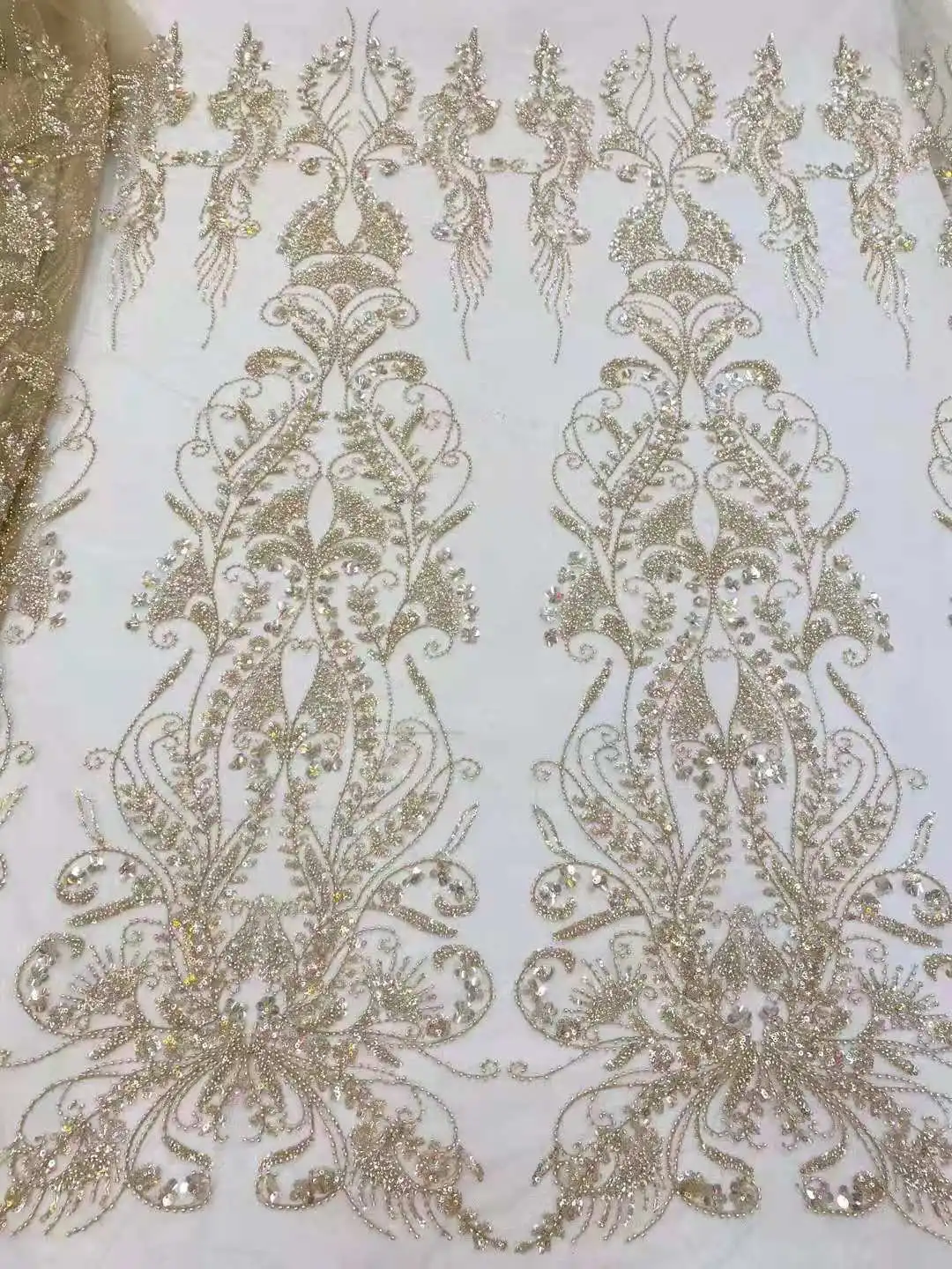 Бусины ткань тюль сетка блестки запас дизайн No MOQ разные цвета для платья