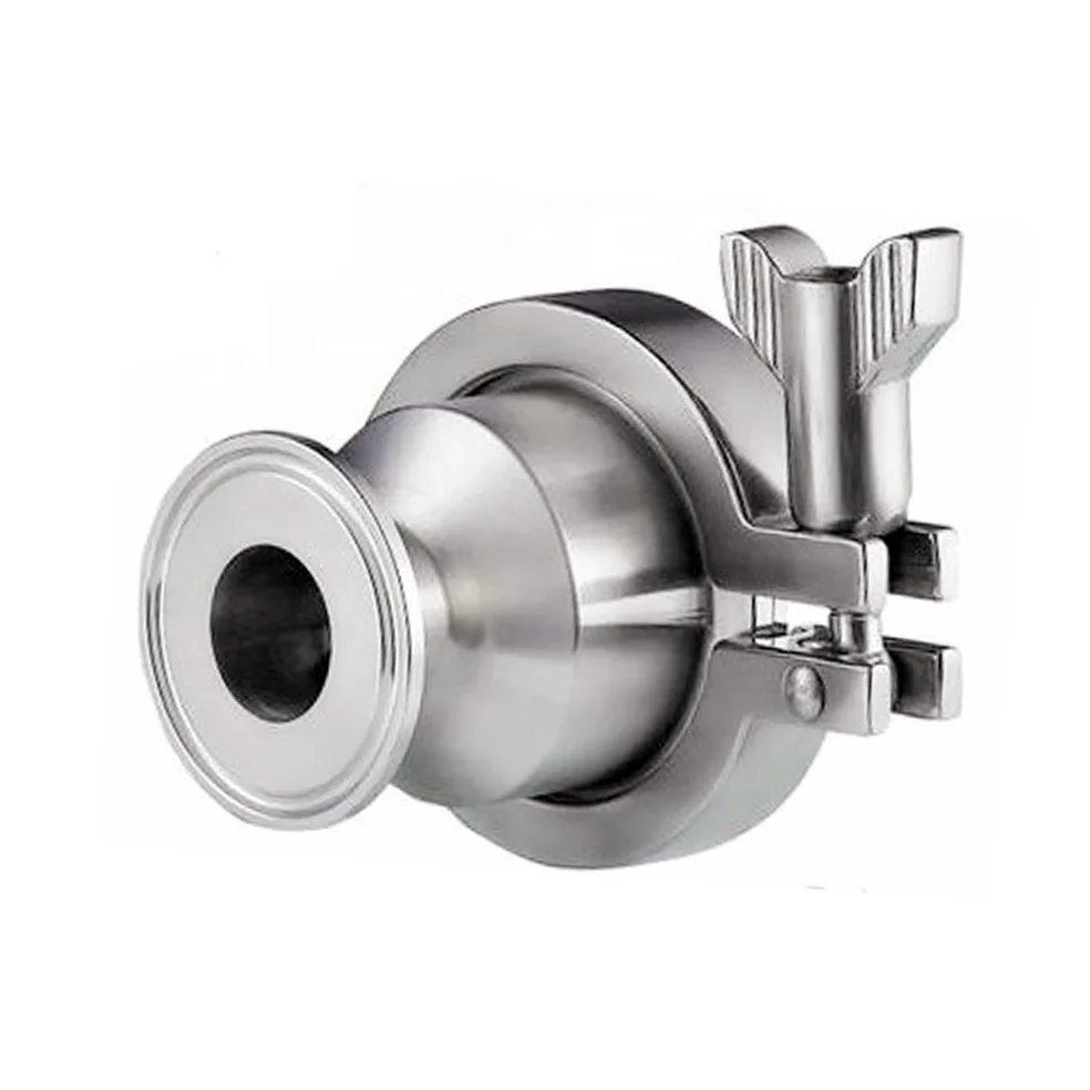 Stainless Steel Spring Non Return Sanitary Double Check Valve