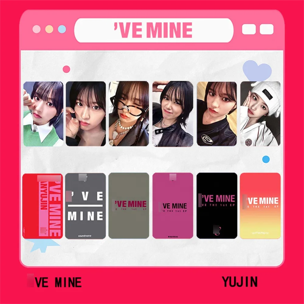 6 шт./набор фотокарты KPOP