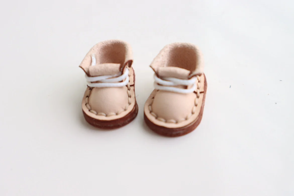 Handmade Mini  leather OB 11 bjb Doll Shoes  for Body9, YMY Body, UFDOLL, GSC, Obitsu11, 1/12bjd Doll