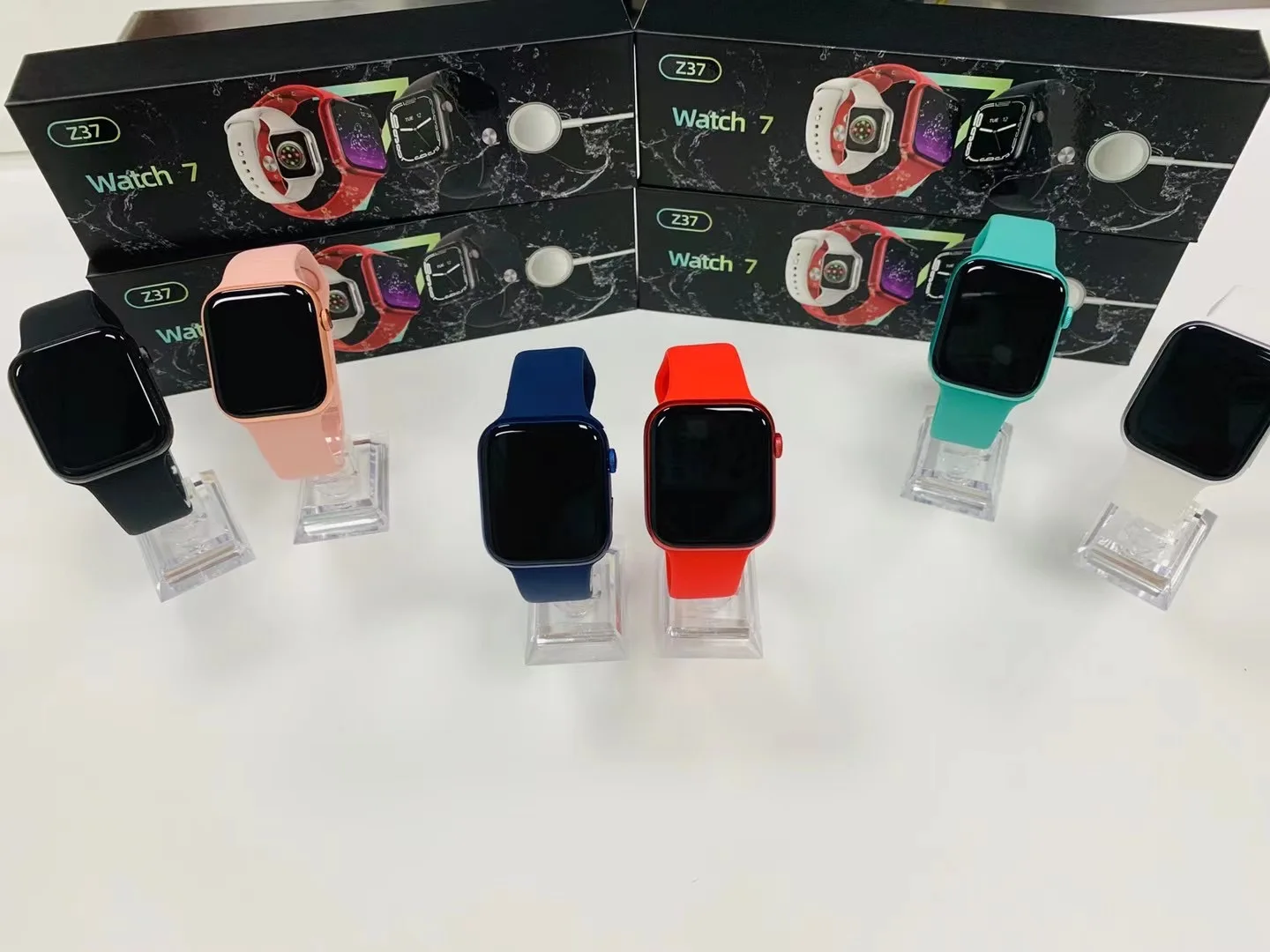 2022 orologio intelligente спортивные фитнес Z37 Pro водонепроницаемые часы 7 Смарт-часы Серия с беспроводной