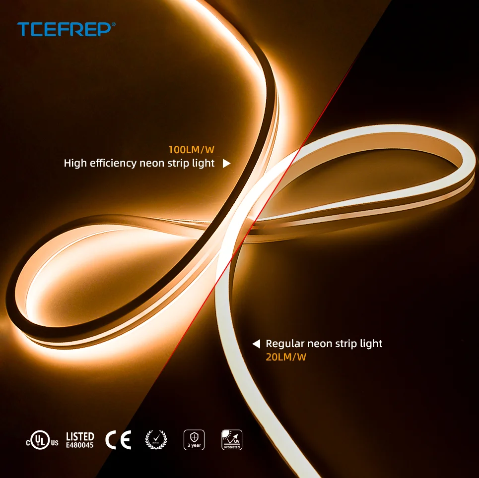 Неоновый свет высокой яркости 100 лм белый цвет 1616 размер водонепроницаемая светодиодная неоновая вывеска IP67