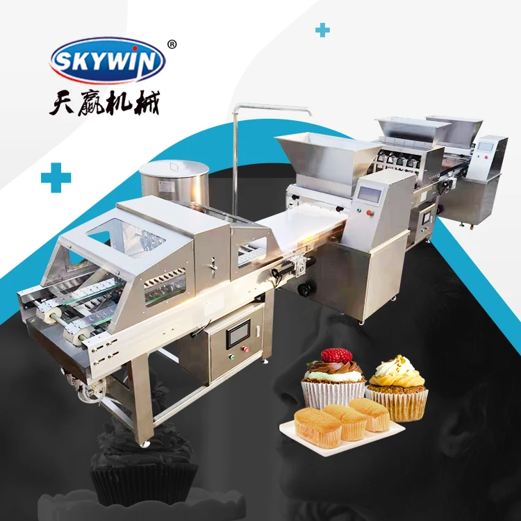 Sponge cake making machine factory sale cupcake machine