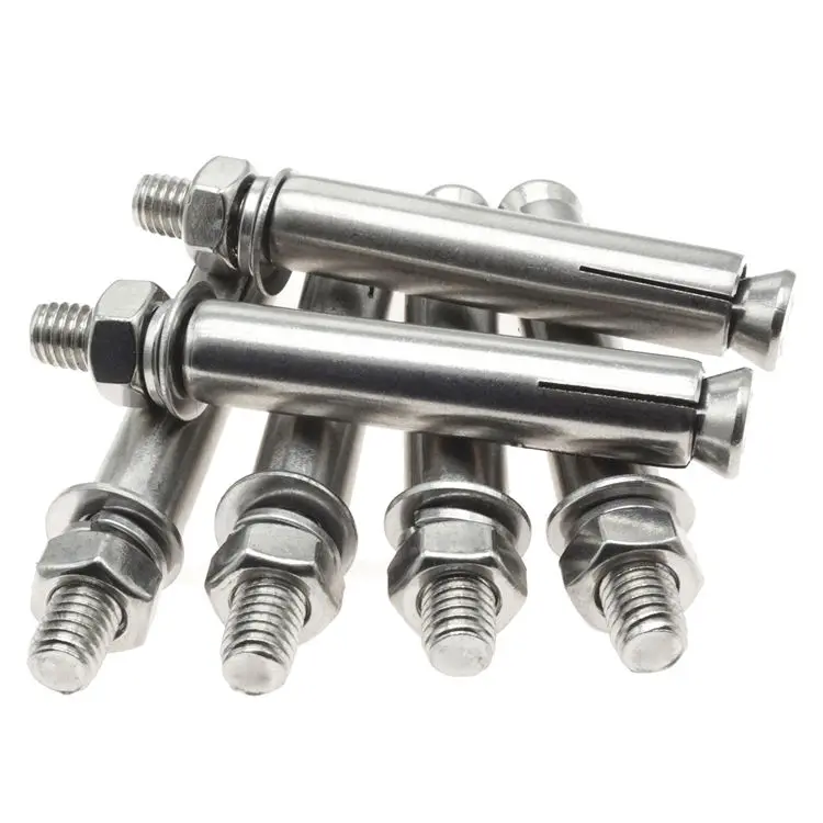 Stainless Steel Through Bolt Anchors Marine Concrete Stud Anchor Bolts M12 M14 M16 M20