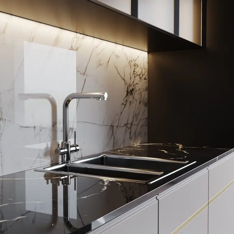 PA commercial full materials hotel project automatic system compact design small mini kitchen furniture