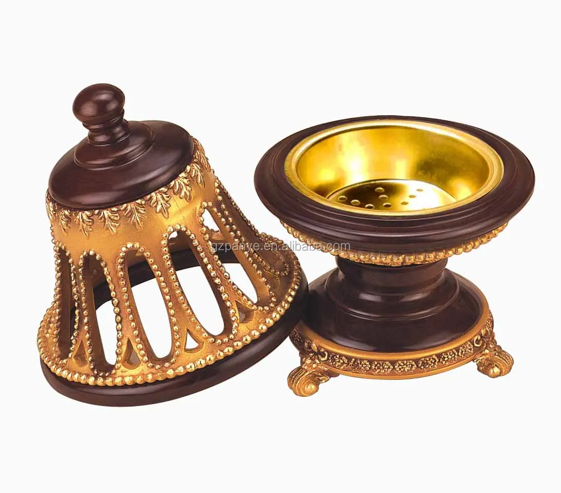 Antique Luxury Classical High Quality Bakhoor Incense burner Wood