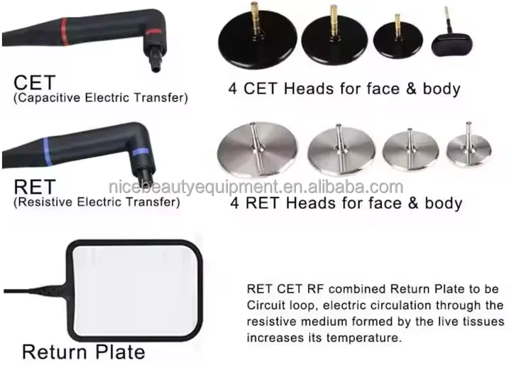 INDIBA Body Care 448K Tecar Therapy Indiba RET CET RF Facial Lifting Beauty  Diatermia Equipment